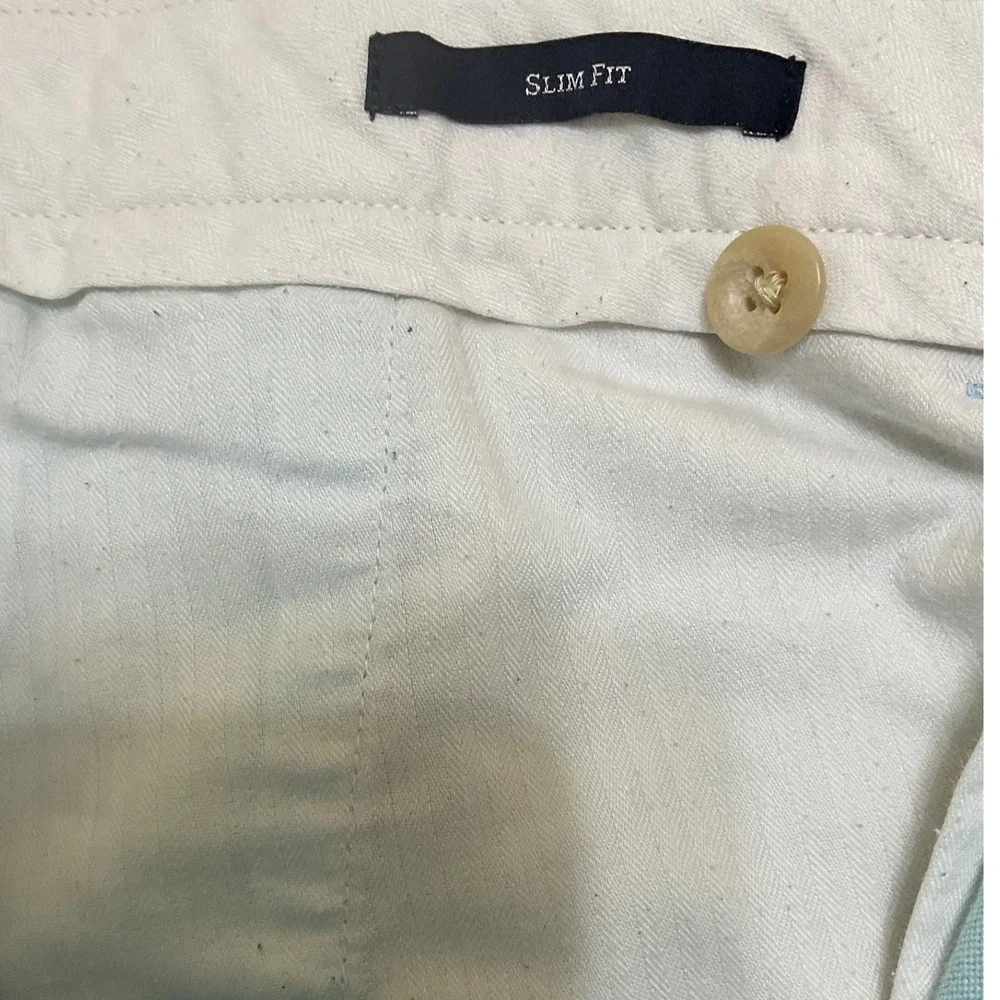 Polo Ralph Lauren Chinos Mens 32/32 Light Blue Excellent Slim Fit 32x26.5